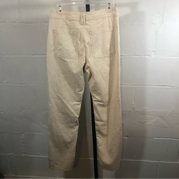 Anthropologie Painter Pants Size 27 Cream - Picture 5 of 7